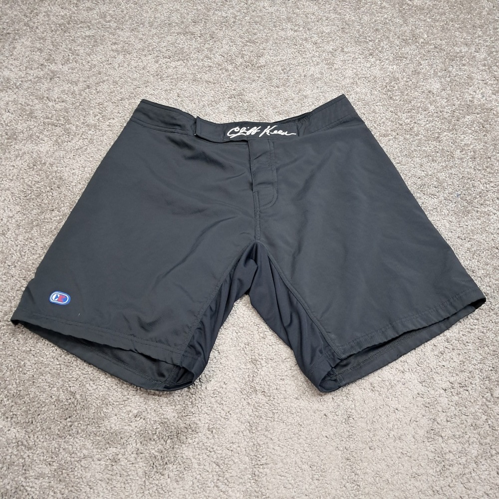 Cliff Keen Athletic Gretna Wrestling Board Shorts Black Mens 32 MMA Grappling
